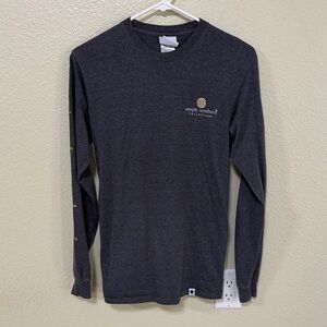 Simply Southern Dark Gray Long Sleeve Tee